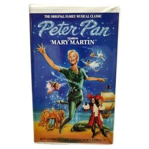 Peter Pan Vintage Vhs Movie Classic Collectors Edition Platinum Series Family
